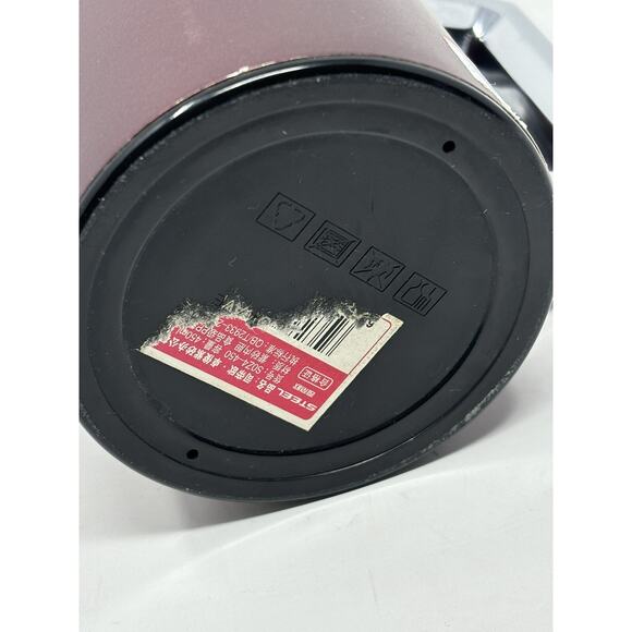 USED Pure Silver Liner Vacuum Cup Stainless Steel Thermos Silver Cup with Handle - Picture 9 of 10